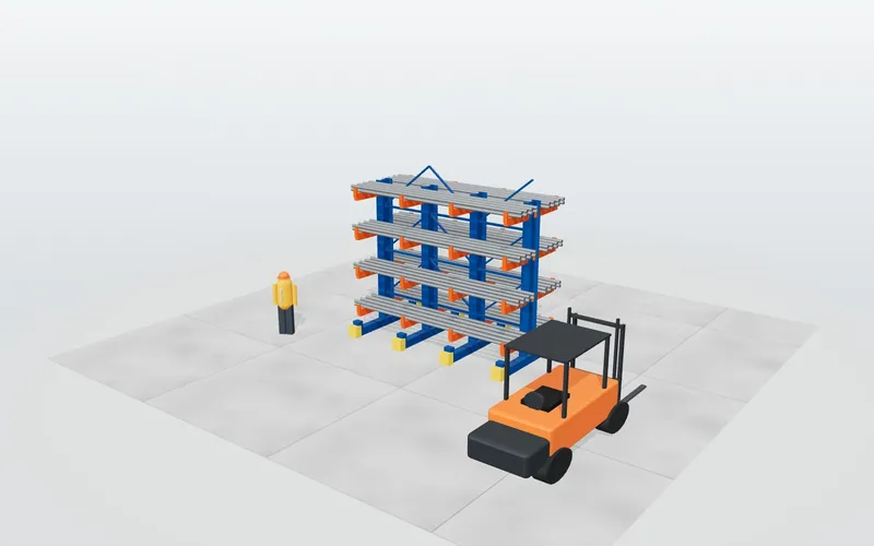 Estantería cantilever