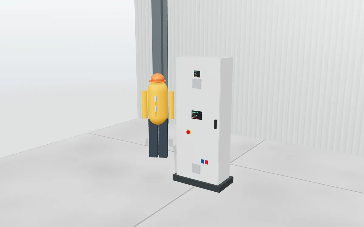 Cuadro eléctrico de distribución · Cuadro de máquina