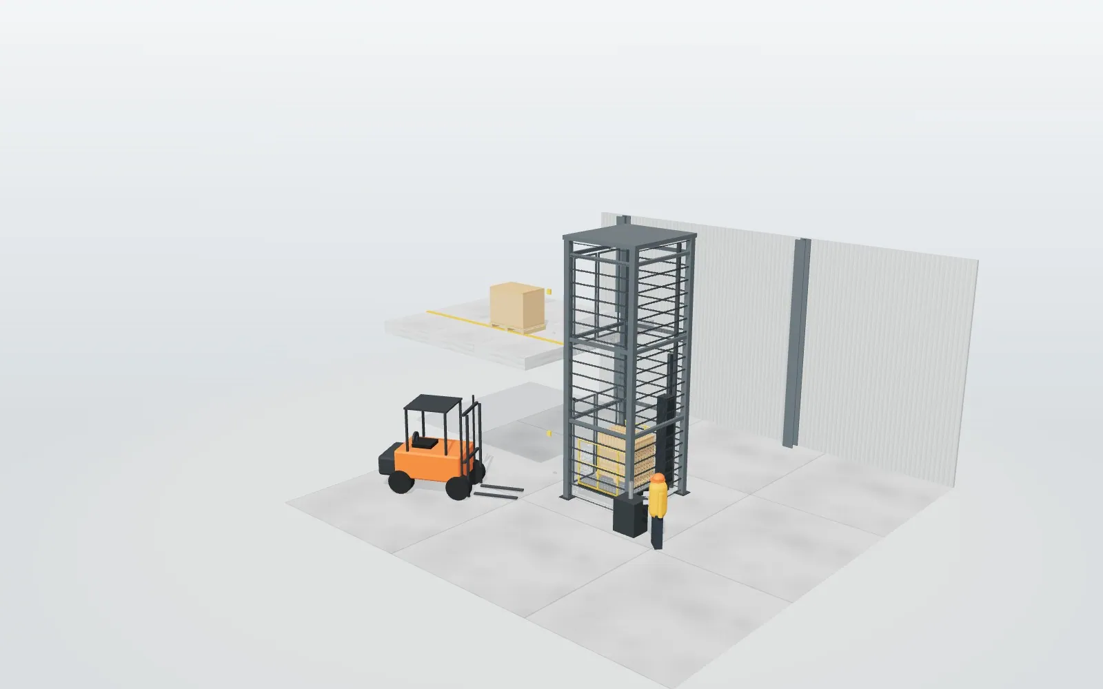 Montacargas industrial
