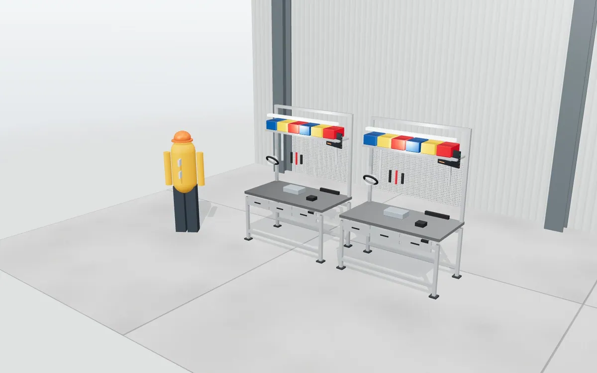 Puesto de trabajo modular · Control de calidad